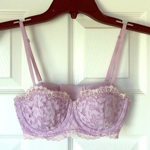 NWOT Victoria’s Secret Purple Lined Balconet Bra